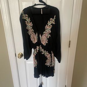 Free People Pretty Pineapple Dress with added button